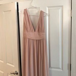 Heavenly hues blush maxi dress- Lulu’s